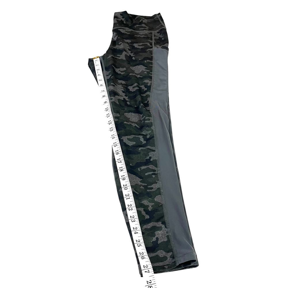 PowerHold by Fabletics Side Pockets Camo Leggings Mesh Side Womens Size Large - Picture 9 of 11